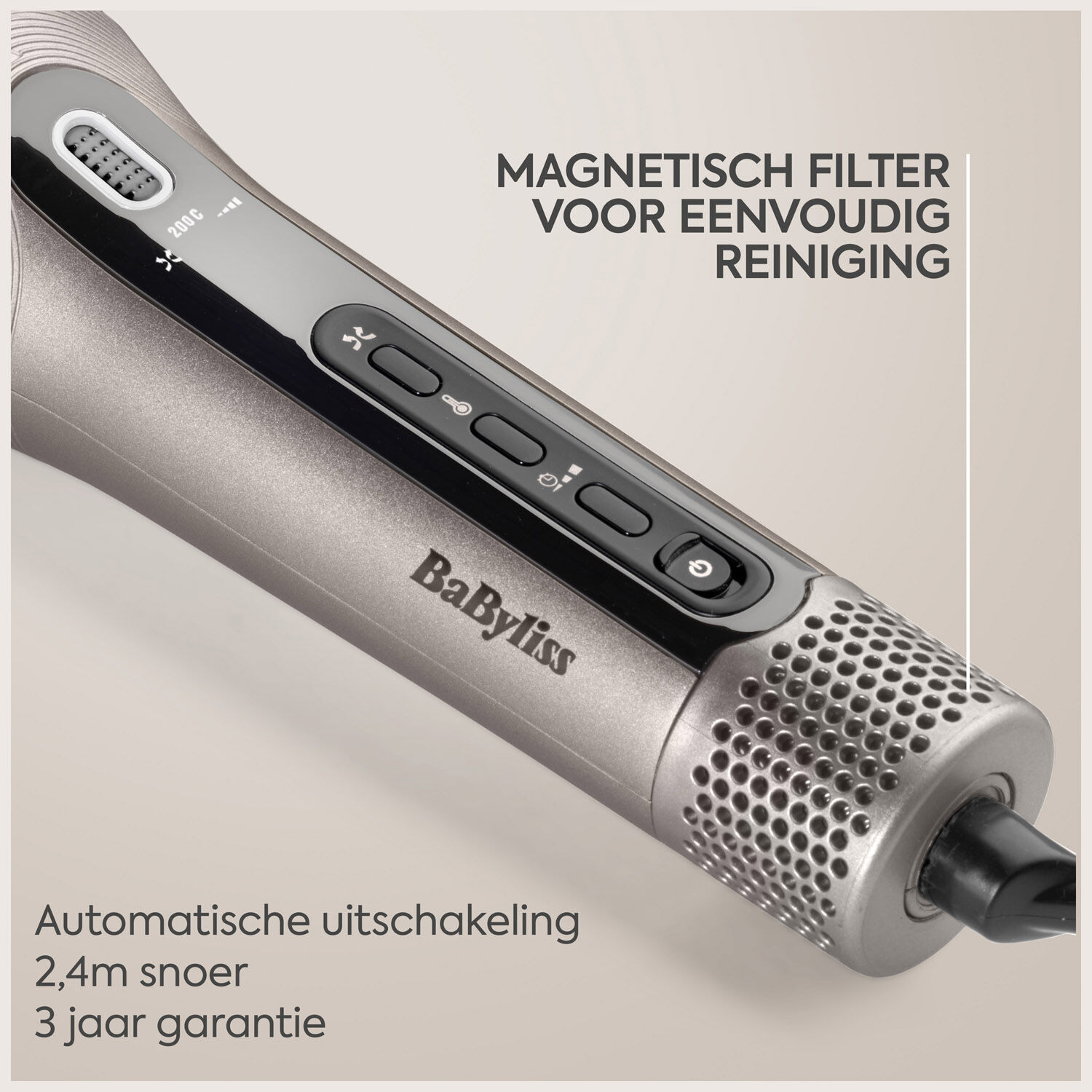 Style Secret Air Automatisch Roterende Krultang en Golventang